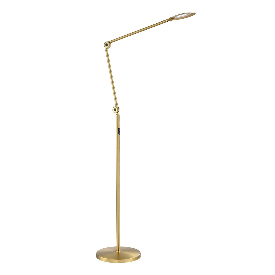 Ican LED Floor Lamp in Brass Kendal Canada