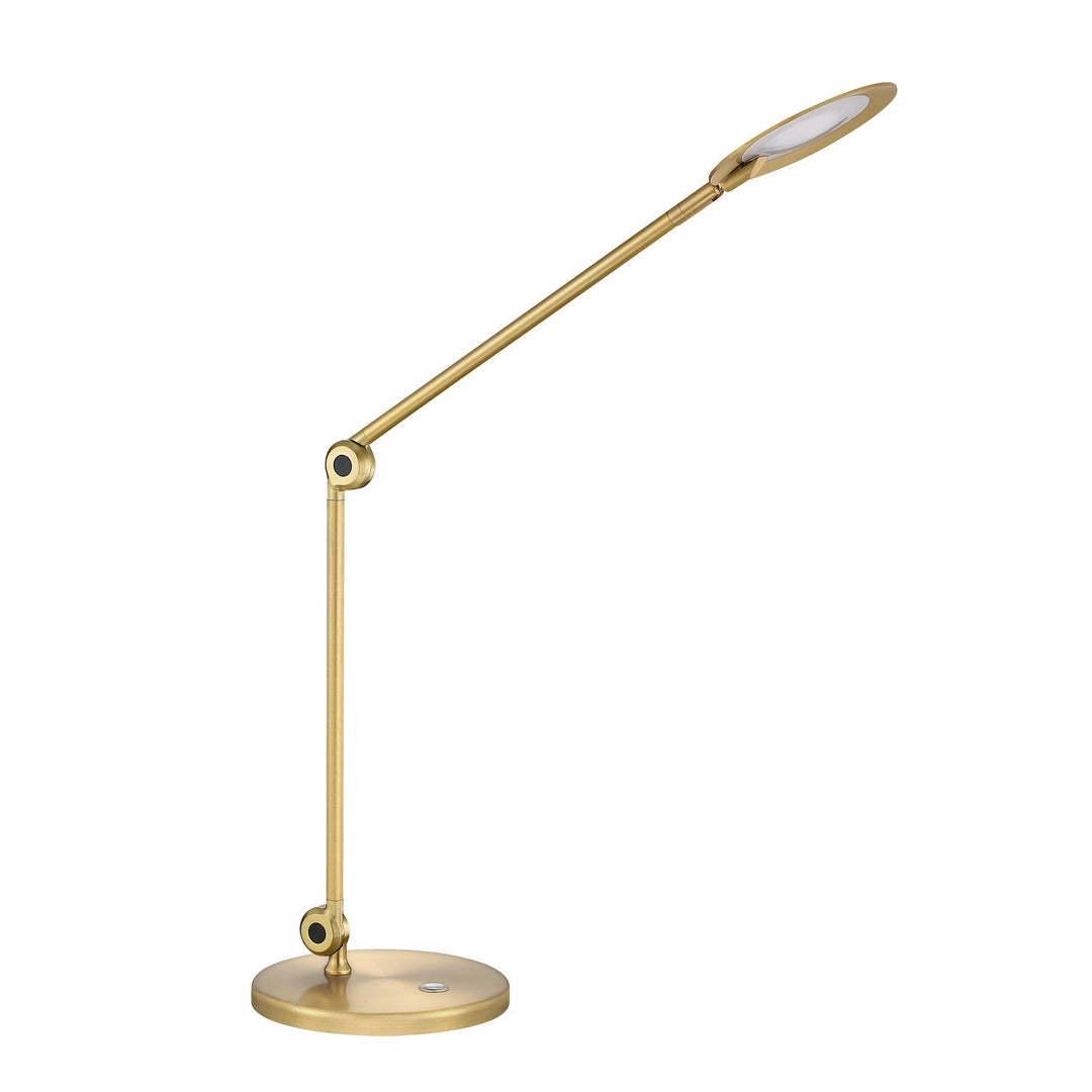 Ican LED Desk Lamp in Brass Kendal Canada