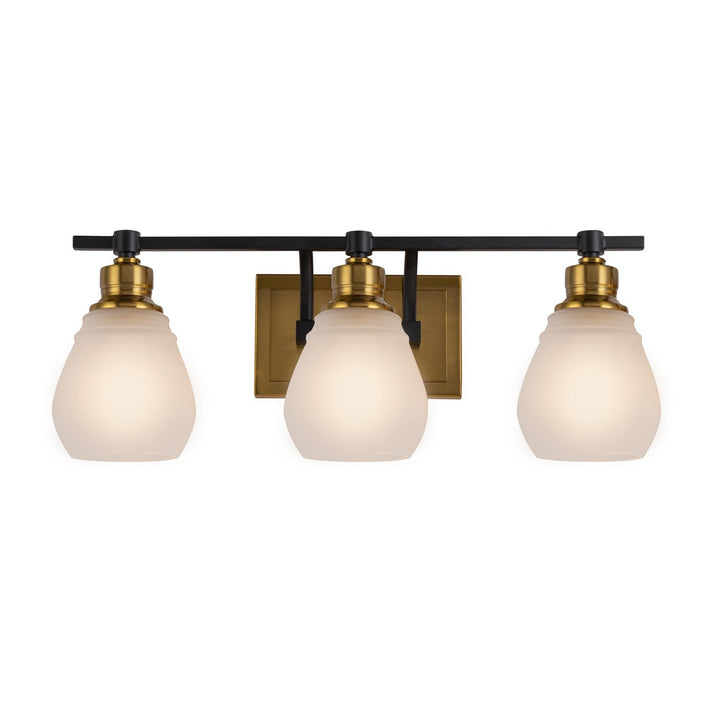Artcraft Canada - AC11683BB - Three Light Bathroom Vanity - Nelson - Brass & Black