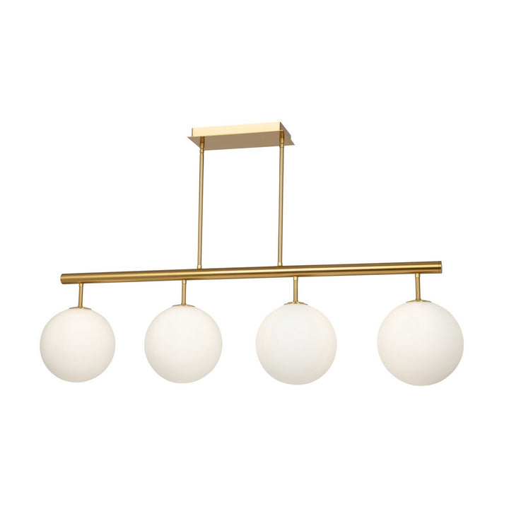 Artcraft Canada - AC11764BR - Four Light Island/Pool Table - Aurelia - Brass