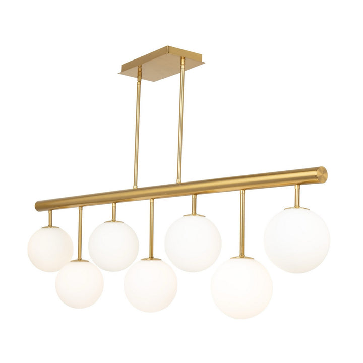 Artcraft Canada - AC11767BR - Seven Light Island/Pool Table - Aurelia - Brass