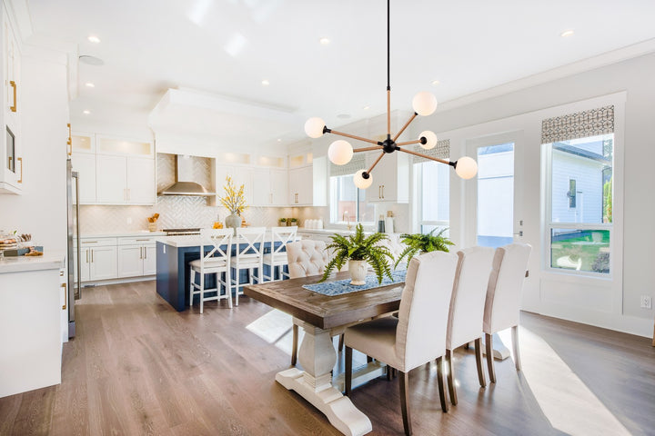 Artcraft Canada - AC11846BK - Six Light Chandelier - Capilano - Black