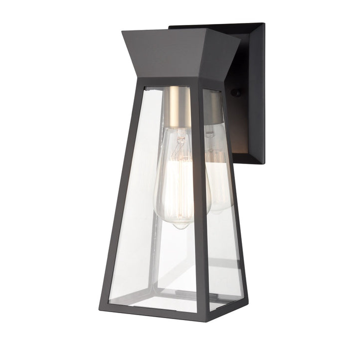 Artcraft Canada - AC11857BK - One Light Wall Sconce - Lucian - Black and Brushed Brass