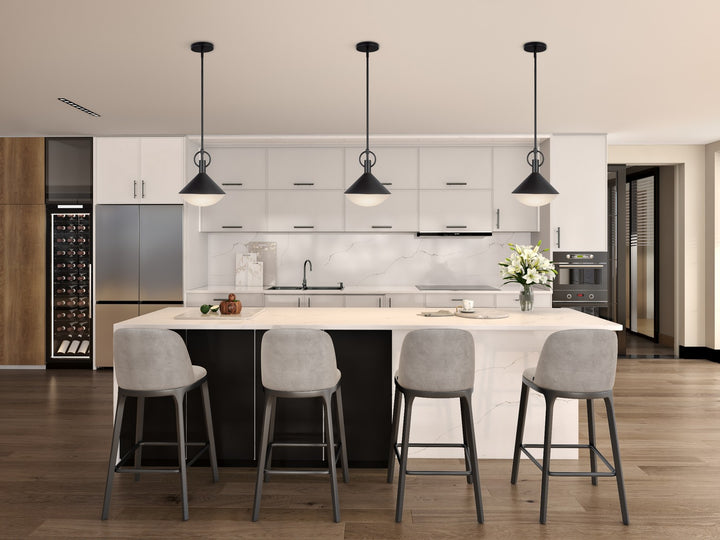 Artcraft Canada - AC11861BK - One Light Pendant - Abruzzo - Black