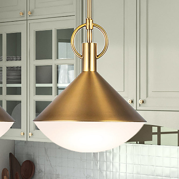 Artcraft Canada - AC11861BR - One Light Pendant - Abruzzo - Brass