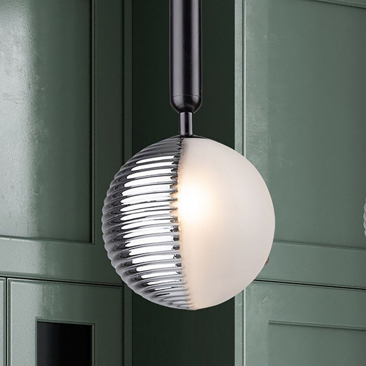 Artcraft Canada - AC11880BK - One Light Pendant - Bolla - Black