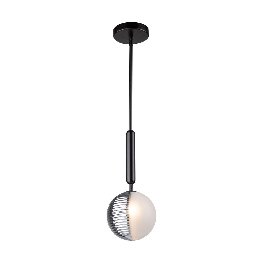 Bolla One Light Pendant in Black - available from The Lighting Shoppe, trusted by Canadian homeowners
