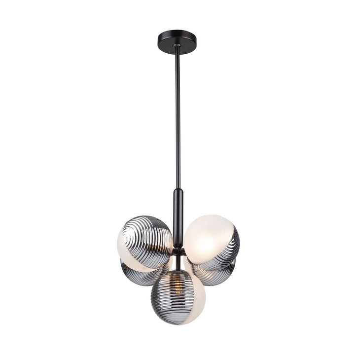 Artcraft Canada - AC11885BK - Five Light Pendant - Bolla - Black