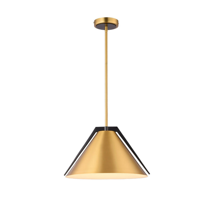 Artcraft Canada - AC11910BR - One Light Pendant - Baltic - Brass and black