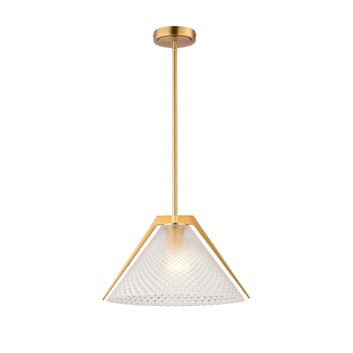 Artcraft Canada - AC11911BR - One Light Pendant - Baltic - Brass and black