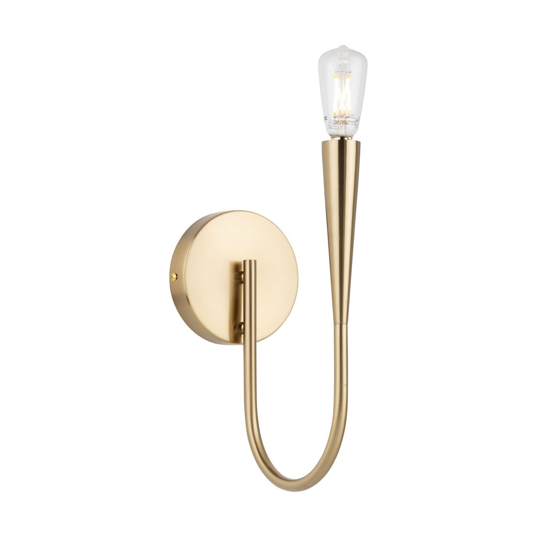 Bronte One Light Wall Sconce in Brass - available from The Lighting Shoppe, trusted by Canadian homeowners