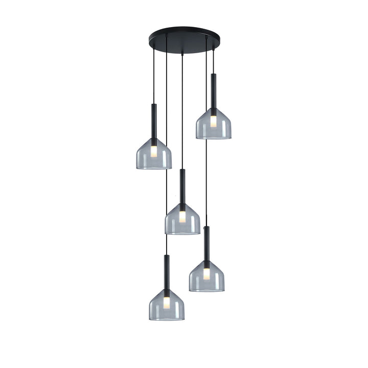 Artcraft Canada - AC11955BK - Five Light Chandelier - Kali - Black