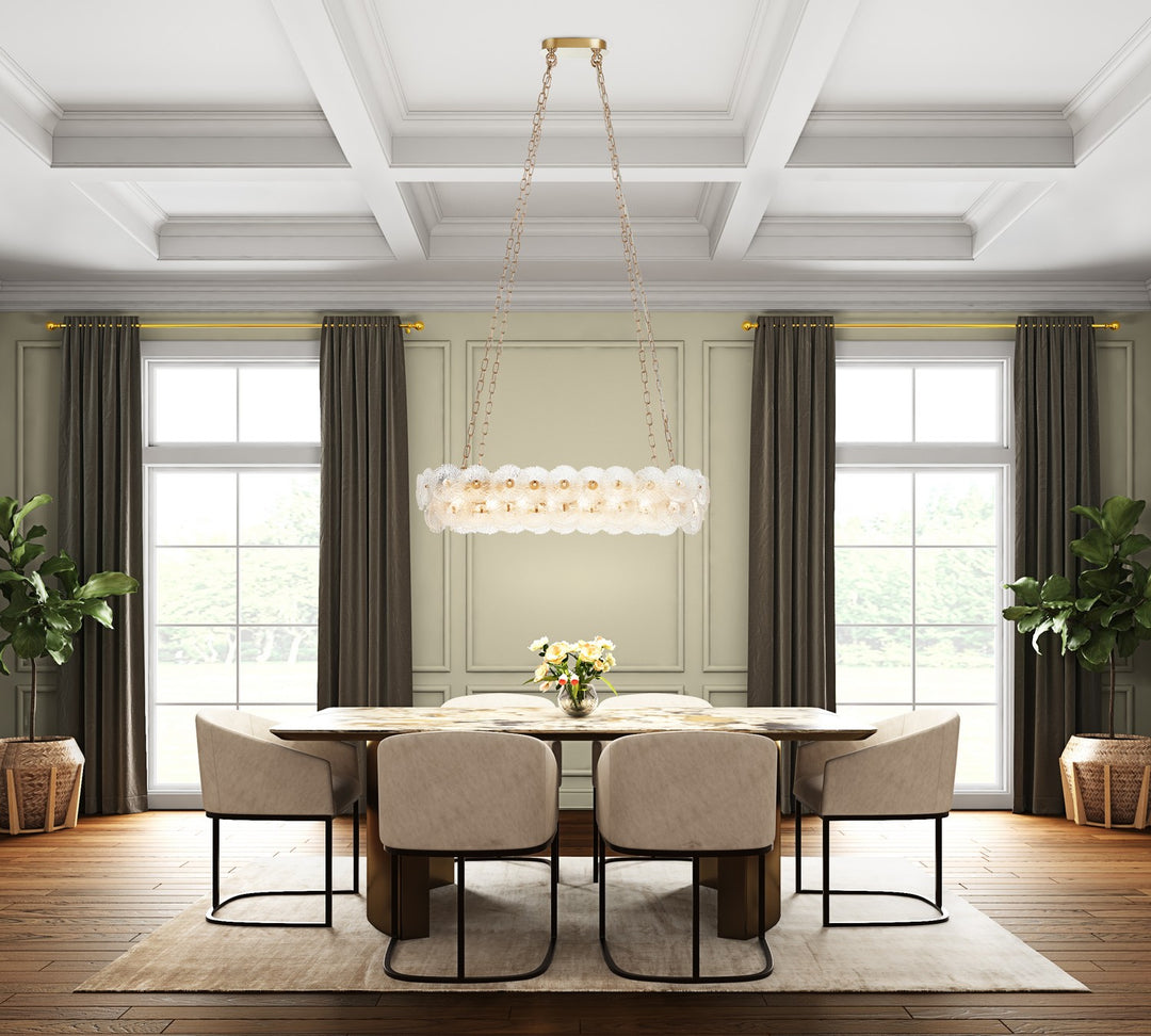 Artcraft Canada - AC11963BR - 18 Light Chandelier - Bloom - Brass