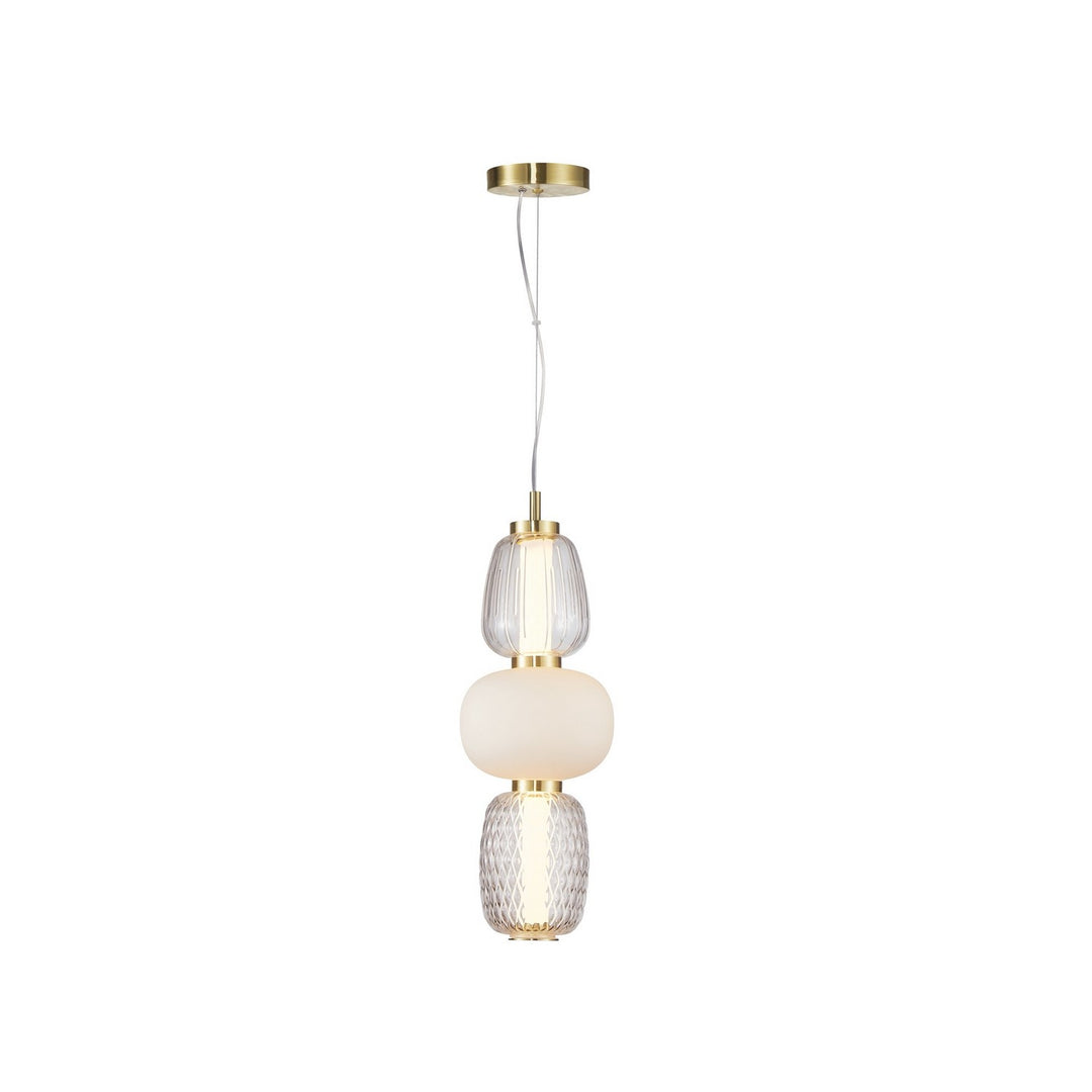 Cyra LED Pendant in Brass - available from The Lighting Shoppe, trusted by Canadian homeowners