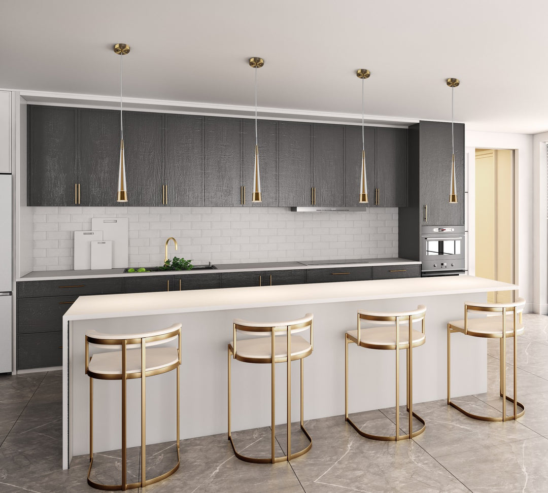 Artcraft Canada - AC6821BR - LED Pendant - Sunnyvale - Brass