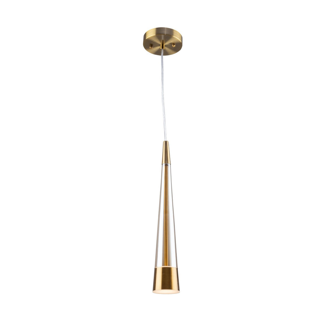 Sunnyvale LED Pendant in Brass - available from The Lighting Shoppe, trusted by Canadian homeowners