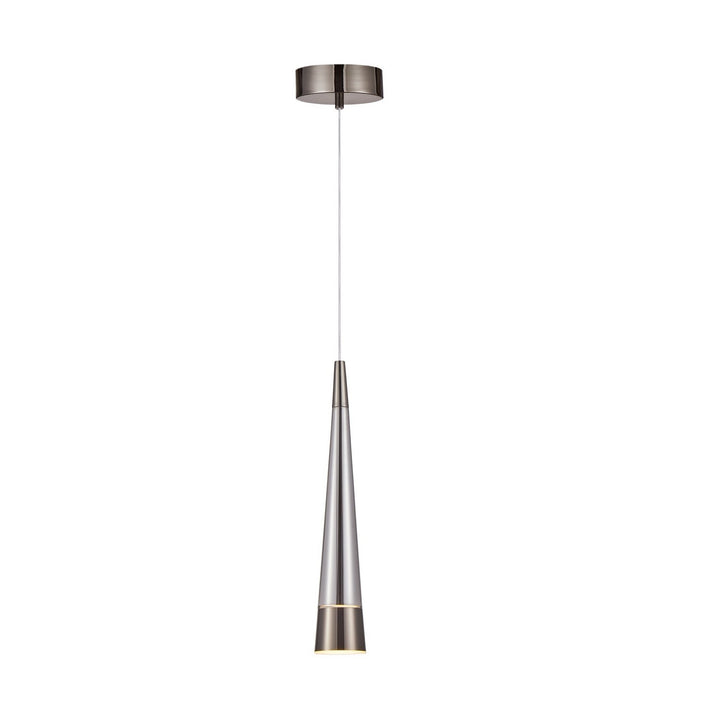 Artcraft Canada - AC6821SM - LED Pendant - Sunnyvale - Pearl Black and Smoke