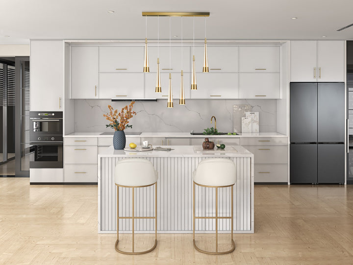 Artcraft Canada - AC6826BR - LED Island Pendant - Sunnyvale - Brass