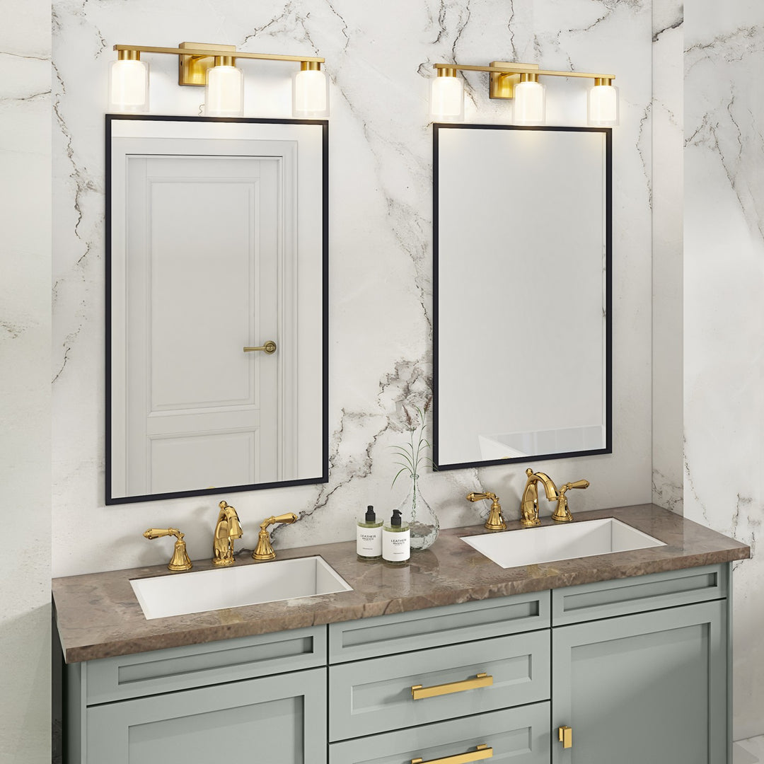 Artcraft Canada - AC7393BR - LED Bathroom Vanity - Saville - Brass