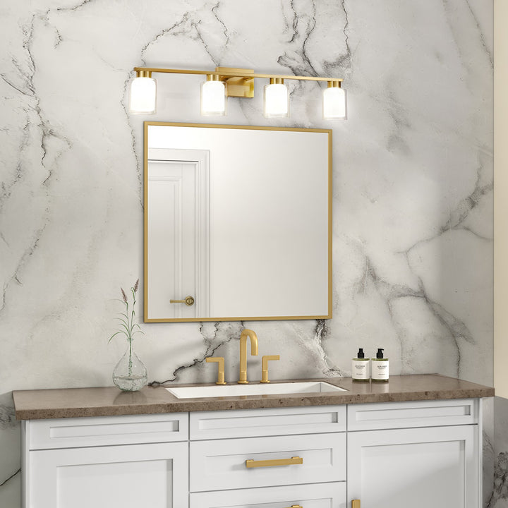 Artcraft Canada - AC7394BR - LED Bathroom Vanity - Saville - Brass