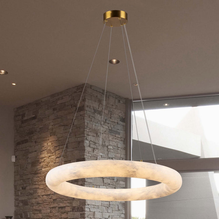 Artcraft Canada - AC7468BR - LED Chandelier - Camila - Brushed Brass