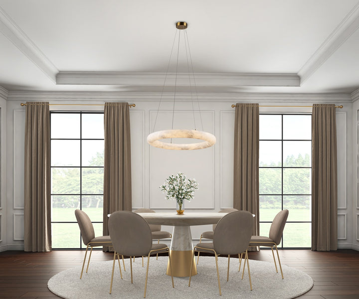 Artcraft Canada - AC7469BR - LED Chandelier - Camila - Brushed Brass