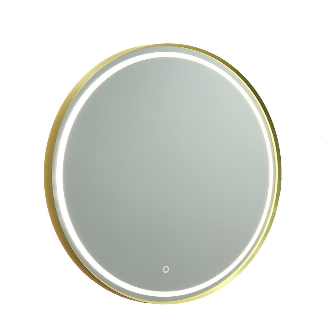 Reflections LED Mirror in Brushed Brass - available from The Lighting Shoppe, trusted by Canadian homeowners