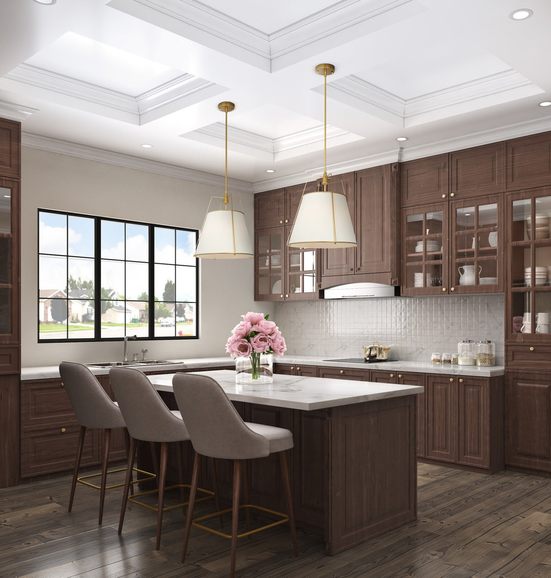 Artcraft Canada - SC13363BR - Three Light Pendant - Pullman - Brass