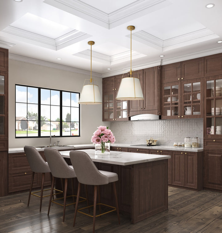 Artcraft Canada - SC13363BR - Three Light Pendant - Pullman - Brass