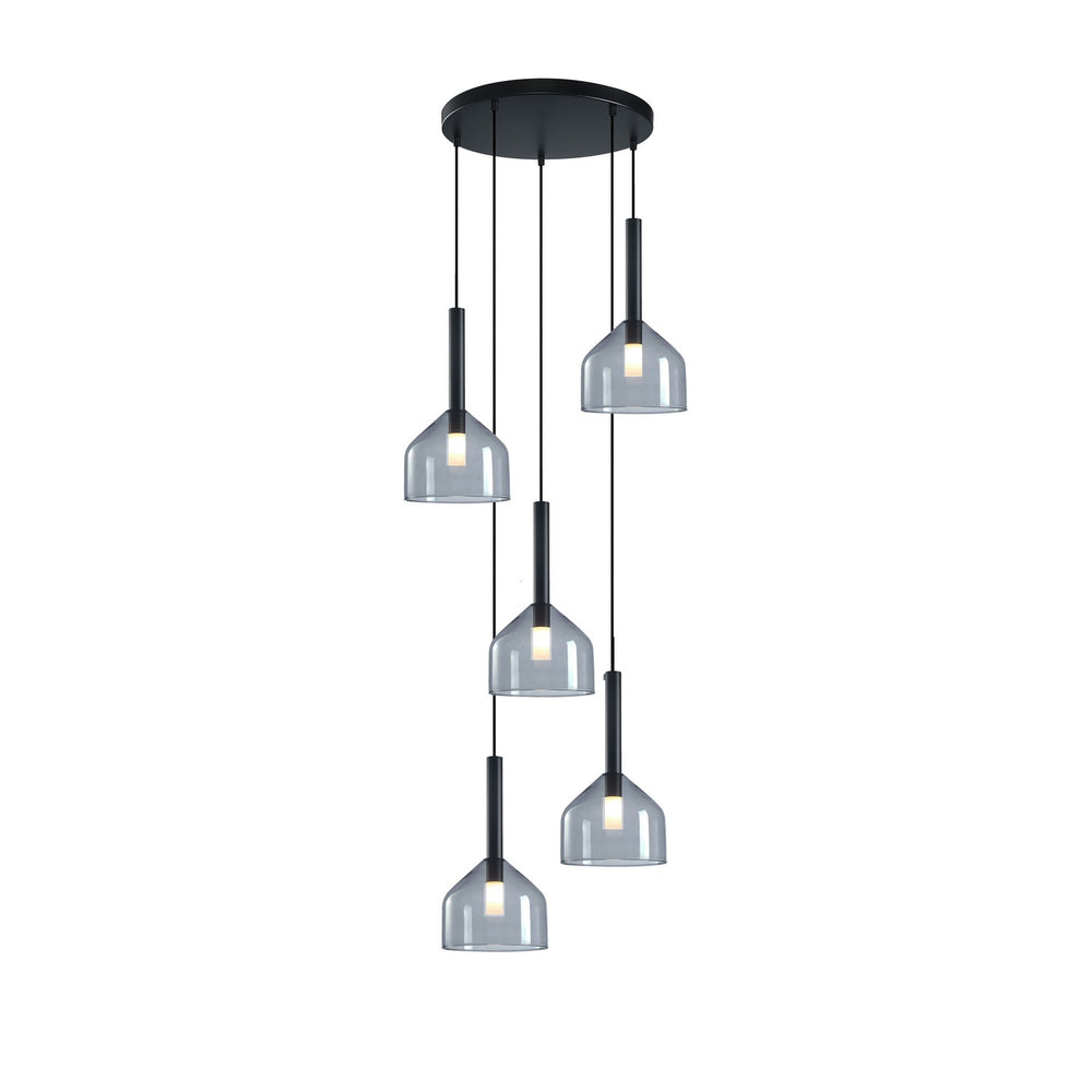 Artcraft Canada - AC11955BK - Five Light Chandelier - Kali - Black