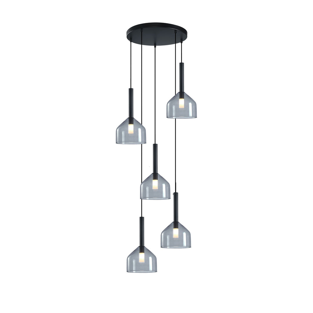 Artcraft Canada - AC11955BK - Five Light Chandelier - Kali - Black