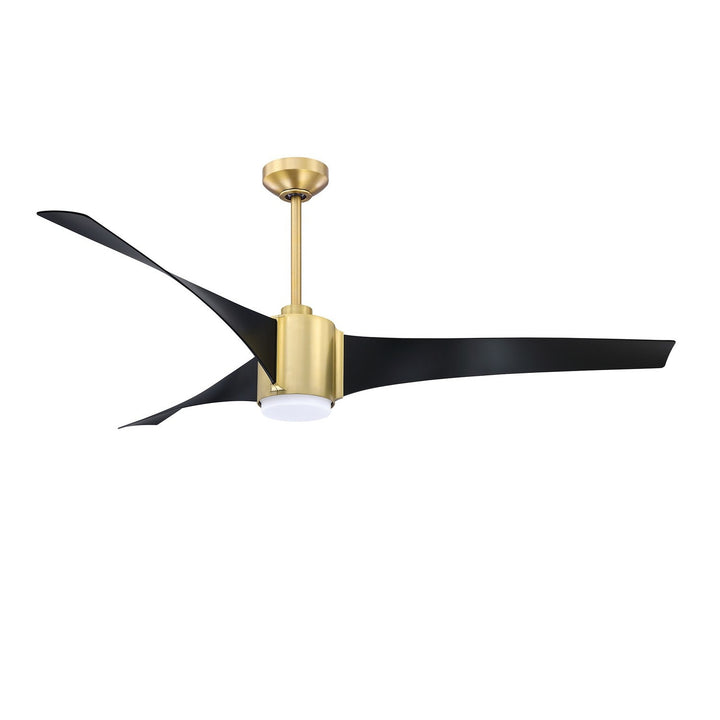 Cimion 60"Ceiling Fan in Black & Brass Kendal Canada