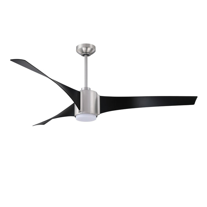 Cimion 60"Ceiling Fan in Black & Satin Nickel Kendal Canada
