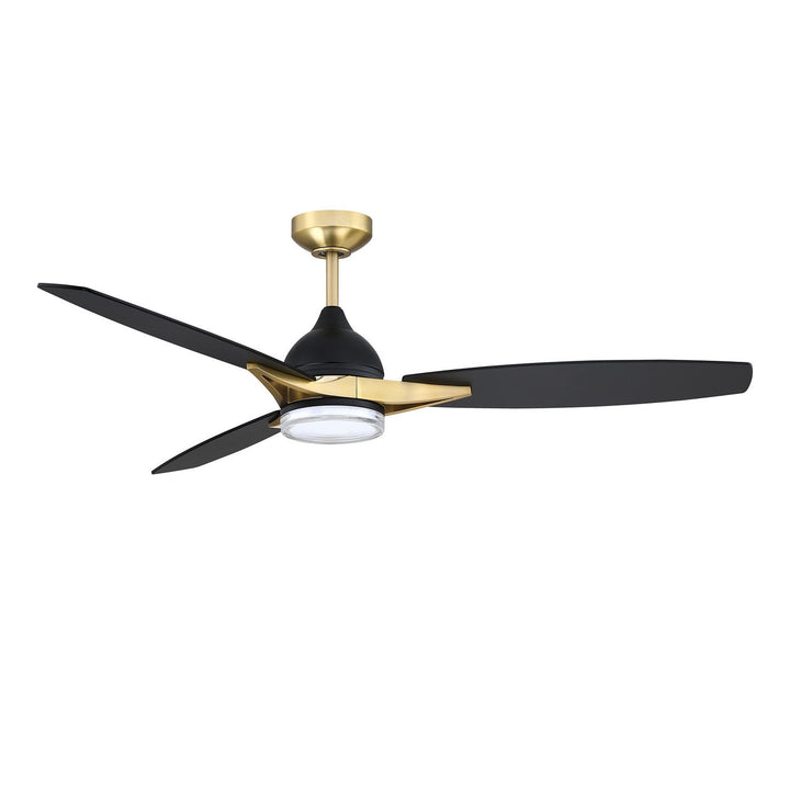 Novum 56"Ceiling Fan in Black & Brass Kendal Canada