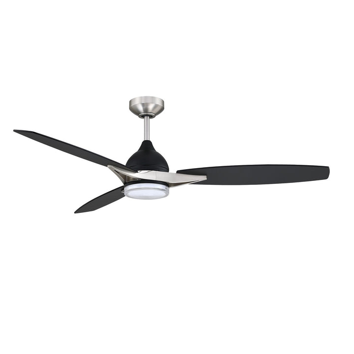 Novum 56"Ceiling Fan in Black & Satin Nickel Kendal Canada