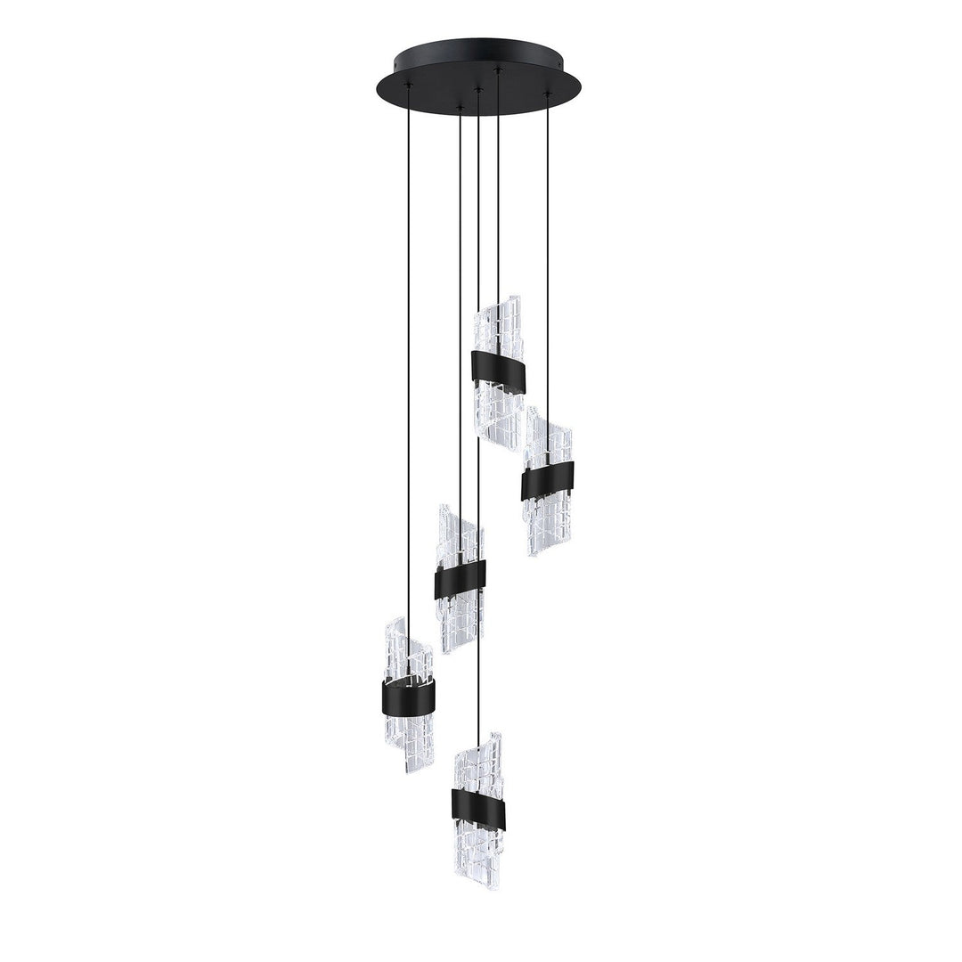 Silhouettes LED Pendant Pan in Black Kendal Canada