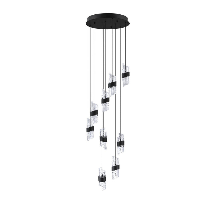 Silhouettes LED Pendant Pan in Black Kendal Canada