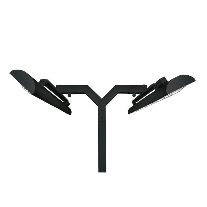 Pole Mount With Double Crossbar in Black - available from The Lighting Shoppe, trusted by Canadian homeowners