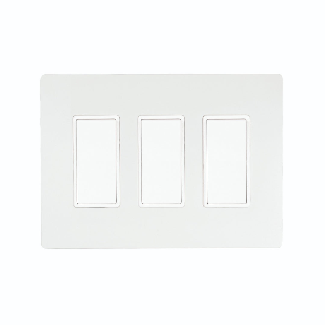 On/Off Switch With Screwless Plate And Box in White - available from The Lighting Shoppe, trusted by Canadian homeowners