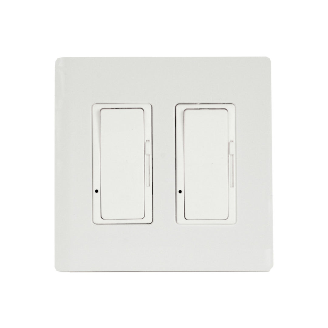 Two Dimmer For Universal Relay Control Box in White - available from The Lighting Shoppe, trusted by Canadian homeowners
