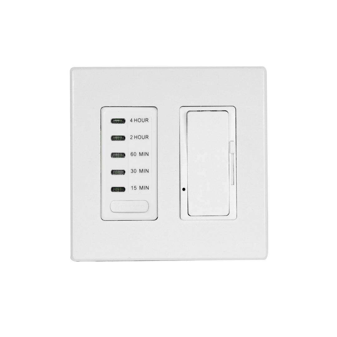 1 Dimmer And 1 Timer For Use With Control Boxes in White - available from The Lighting Shoppe, trusted by Canadian homeowners