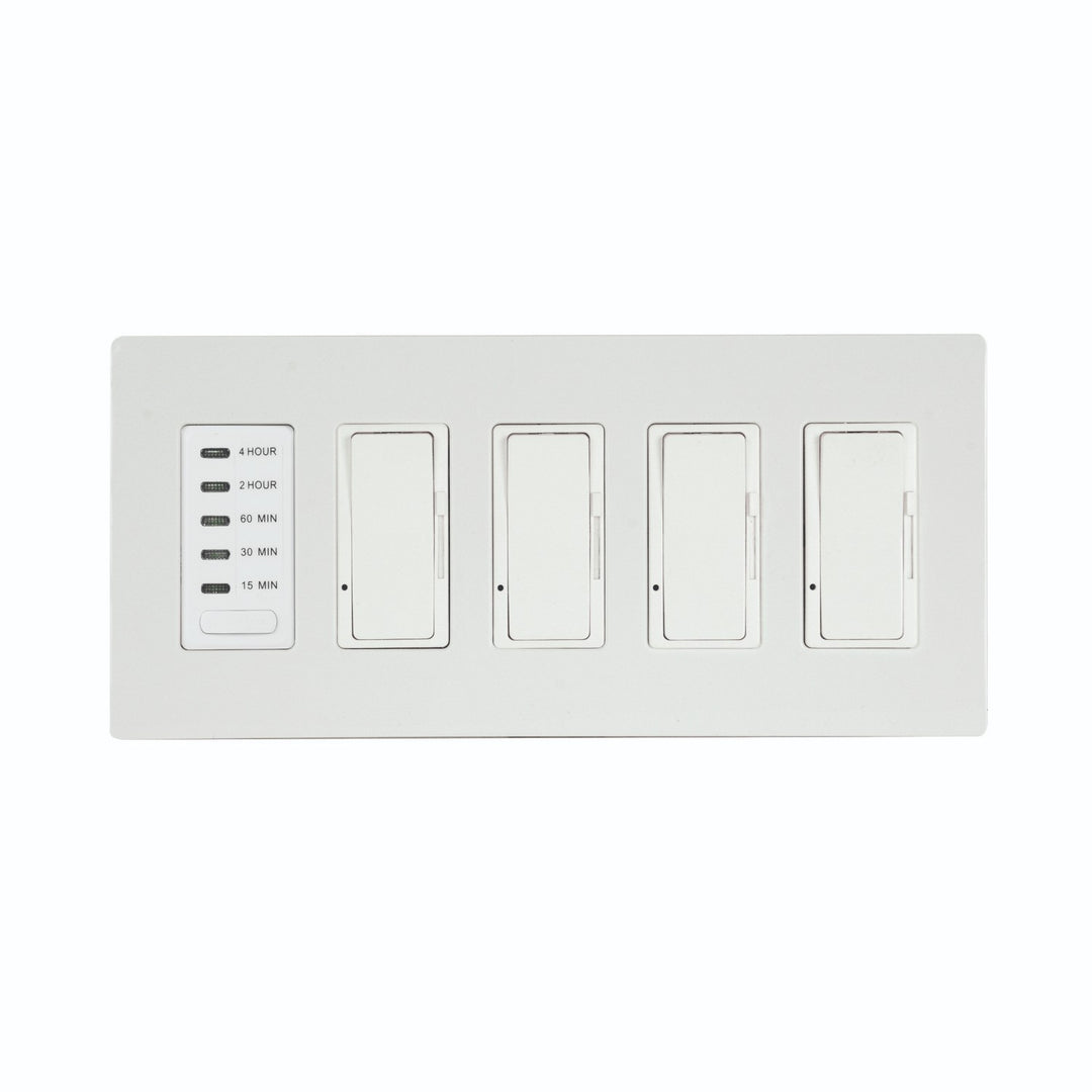 Eurofase Canada - EFSWTD4 - 4 Dimmer And 1 Timer For Use With Control Boxes - White