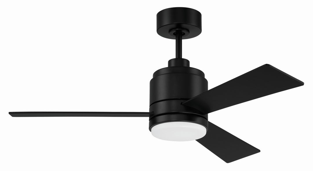 McCoy 42 3 Blade 42"Ceiling Fan in Flat Black - available from The Lighting Shoppe, trusted by Canadian homeowners
