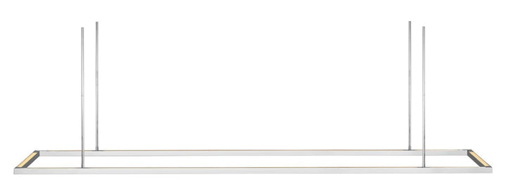 Visual Comfort Modern - 700LSSTG84PSS-LED927-277 - LED Linear Suspension - Stagger - Polished Stainless Steel