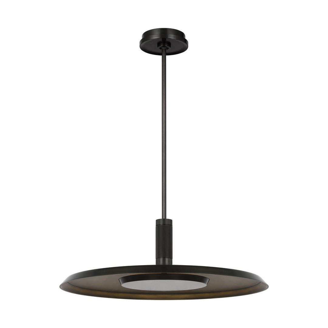 Visual Comfort Modern - AKPD17027BZ/DB - LED Pendant - Saucer - Dark Bronze/Darkened Brass