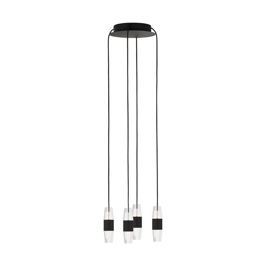 Visual Comfort Modern - SLCH38327B - LED Chandelier - Lassell - Nightshade Black