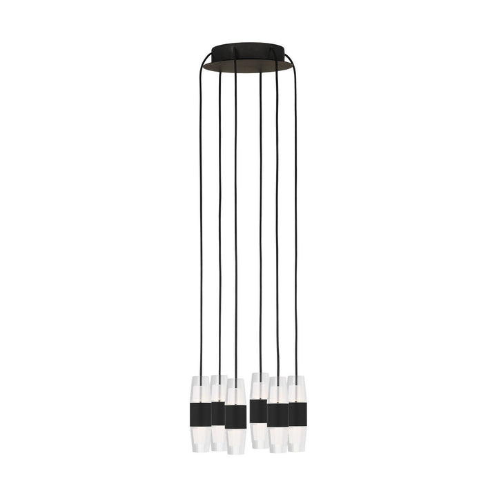Visual Comfort Modern - SLCH38427B - LED Chandelier - Lassell - Nightshade Black