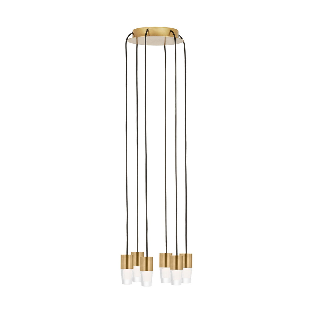 Visual Comfort Modern - SLCH39127NB - LED Chandelier - Lassell - Natural Brass