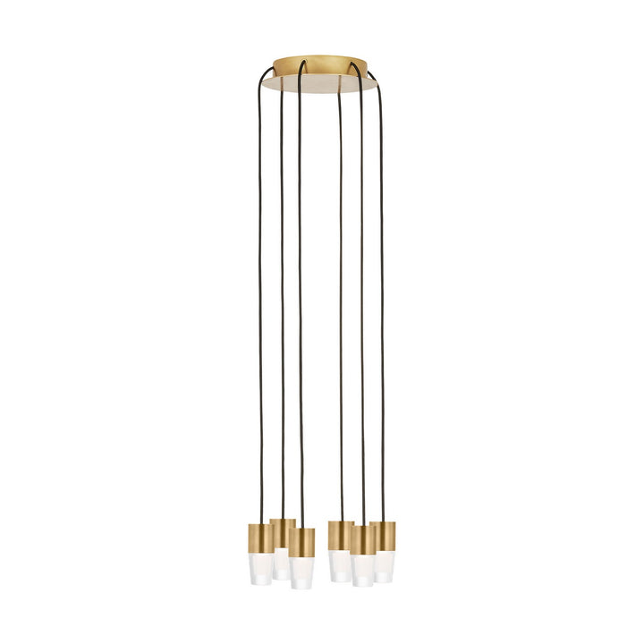Visual Comfort Modern - SLCH39127NB - LED Chandelier - Lassell - Natural Brass