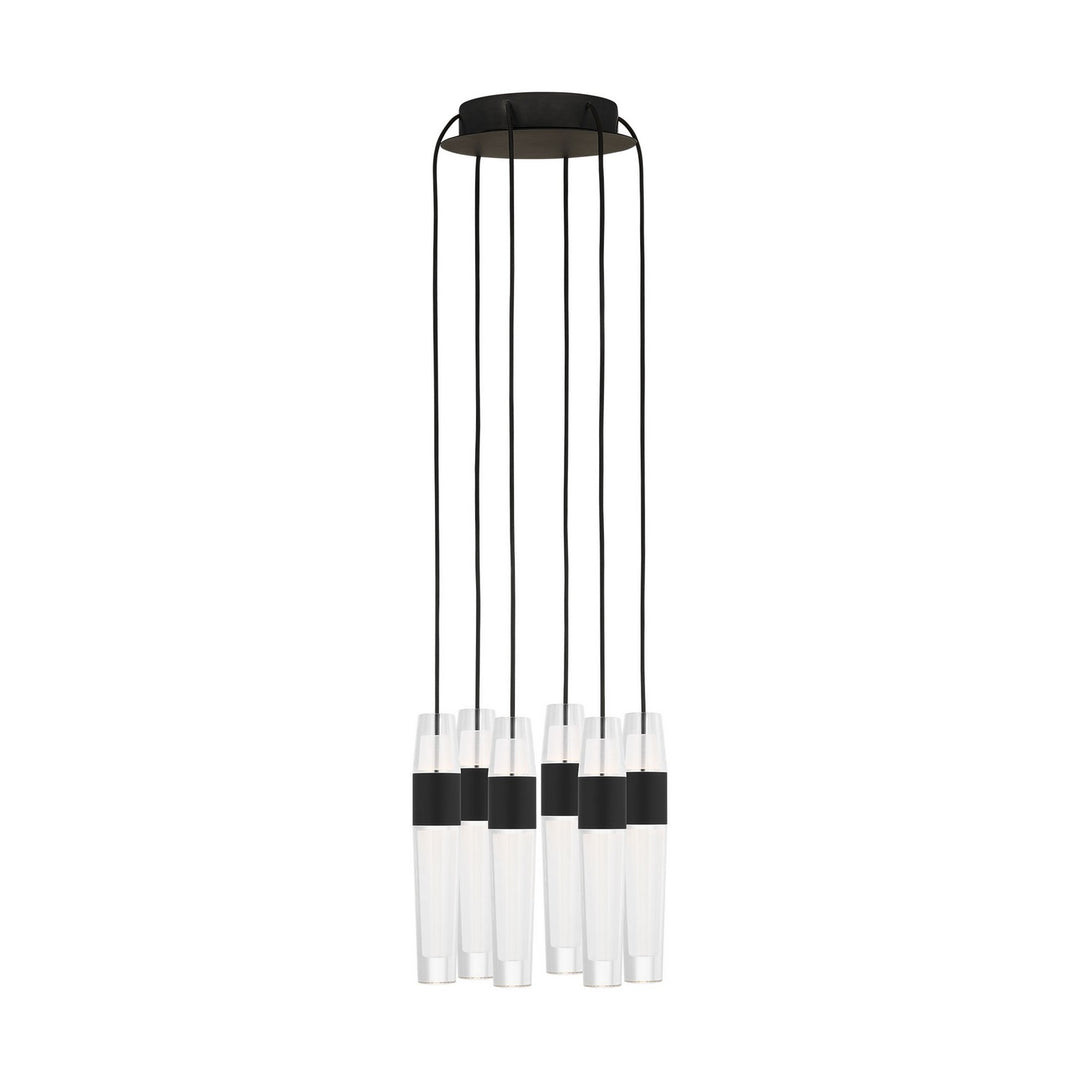 Visual Comfort Modern - SLCH40027B - LED Chandelier - Lassell - Nightshade Black